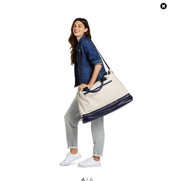 Lands' End Handbags - Lands end canvas travel weekender Duffle bag